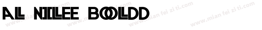 Al Nile Bold字体转换